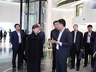 北京市委常委、統戰部部長齊靜一行蒞臨OBE科技集團調研考察
