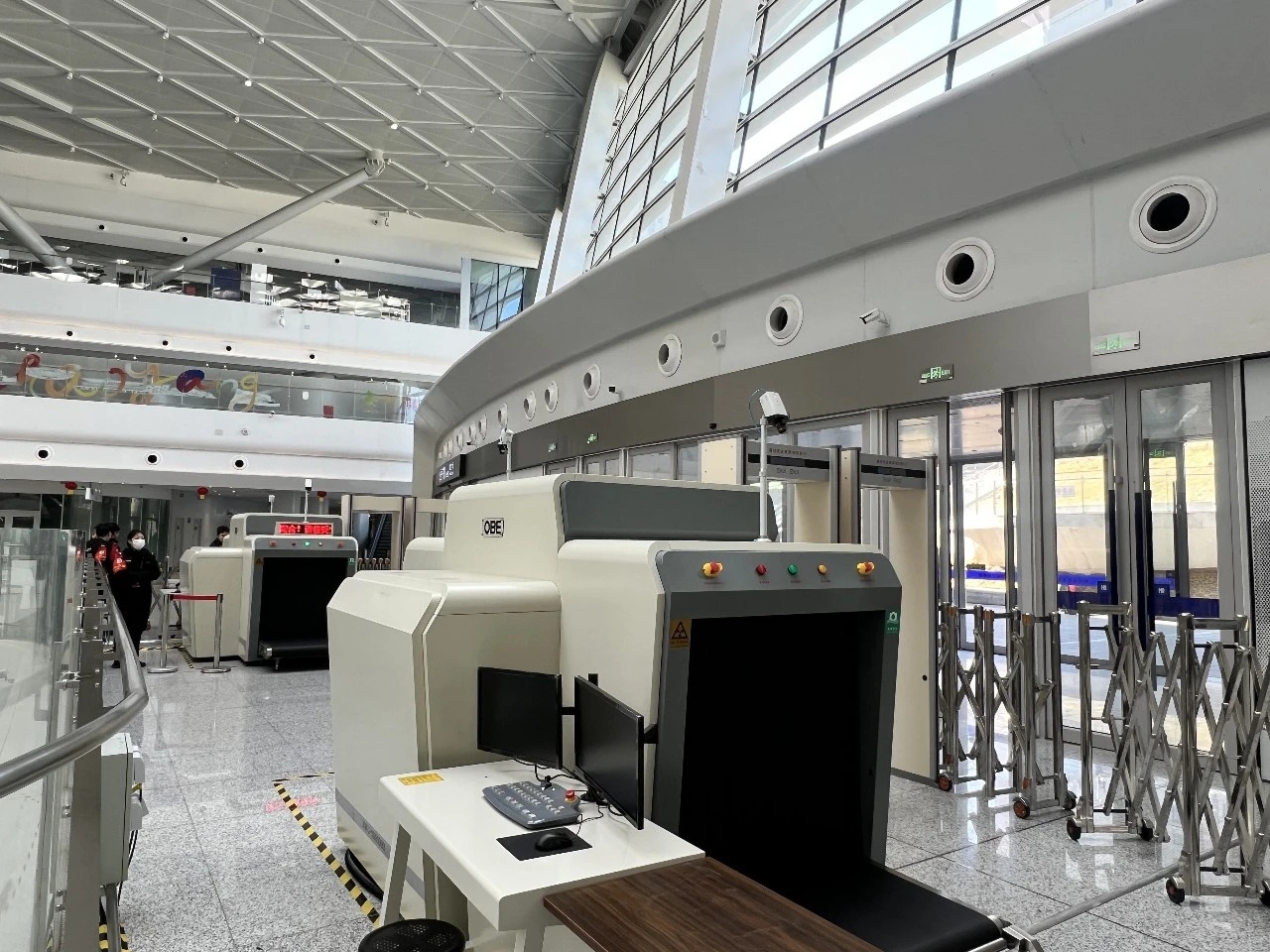 北京朝陽(yáng)站試運(yùn)行鐵路進(jìn)地鐵免安檢，OBE助力打造綜合交通樞紐樣板